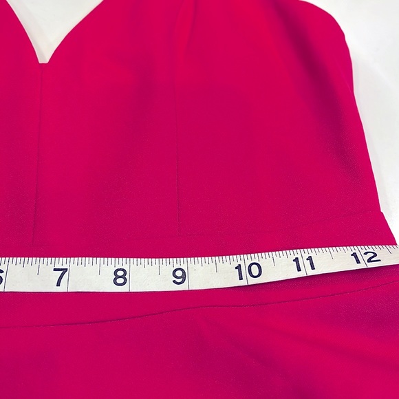 NBD the XNaven twins Hot Pink Fit and Flare Mini Dress. Back Zipper Lined. SM - Picture 13 of 14